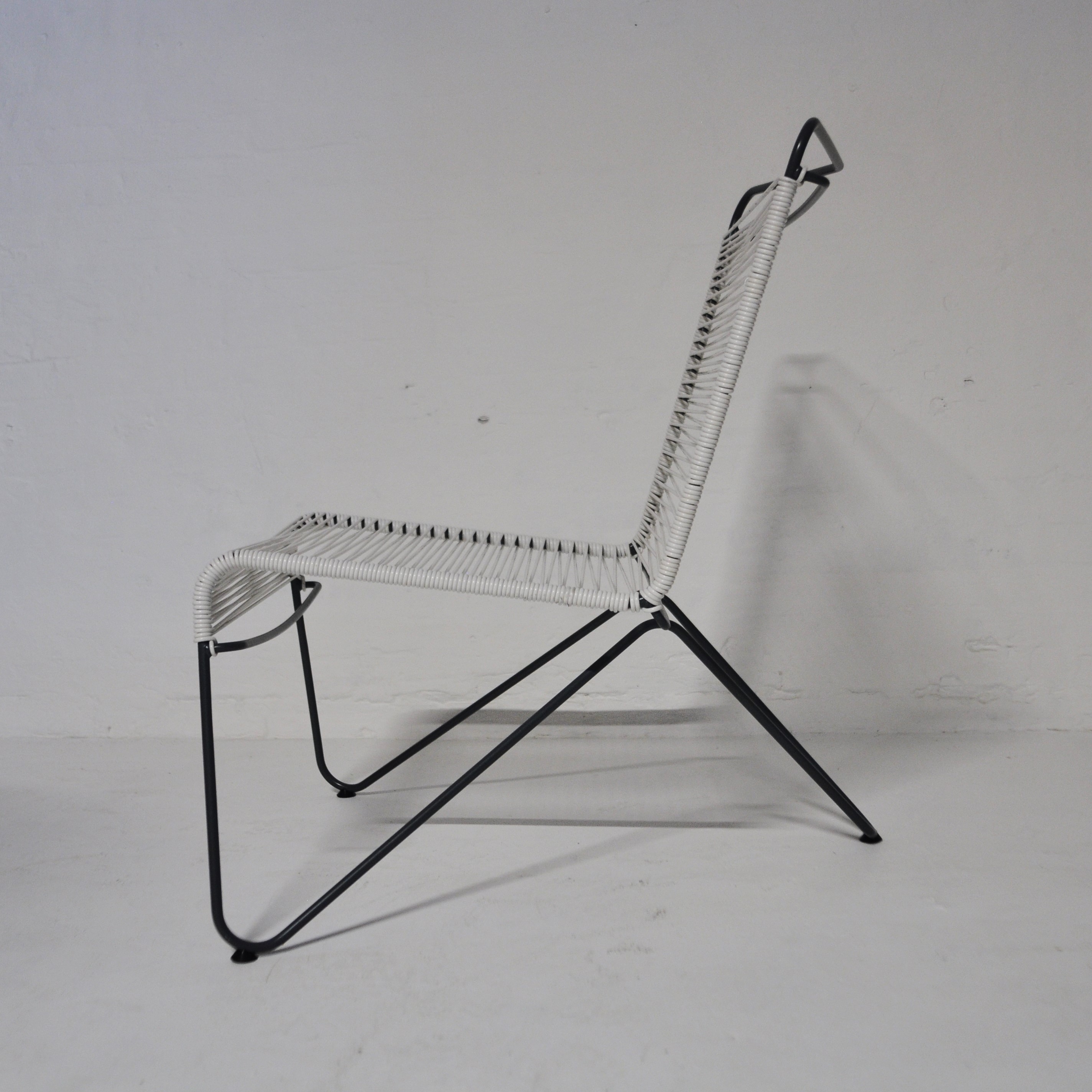 Side view of finished chair